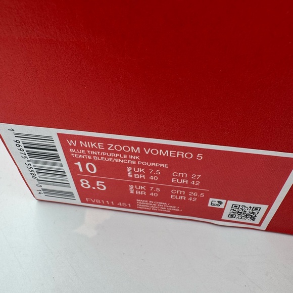 Nike Air Zoom Vomero 5 Blue Tint BRAND NEW Size 10 Women - Picture 8 of 8